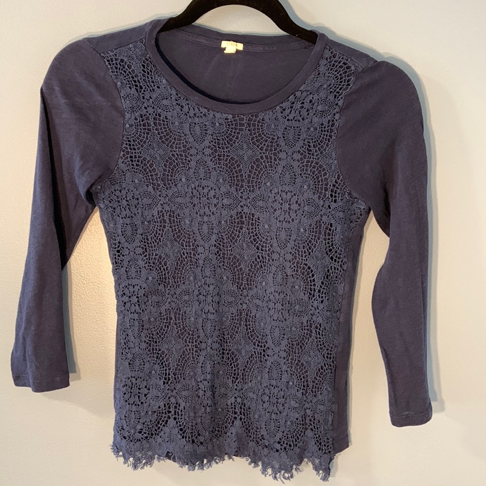 2 shirts for 1 J.Crew midi sleeve